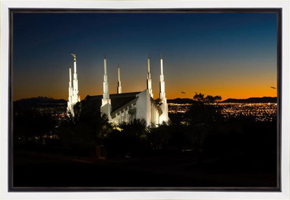 Las Vegas Temple Heaven's Glory Gallery Wrap