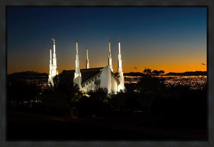 Las Vegas Temple Heaven's Glory Gallery Wrap