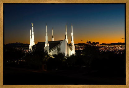 Las Vegas Temple Heaven's Glory Gallery Wrap