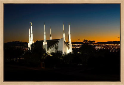 Las Vegas Temple Heaven's Glory Gallery Wrap