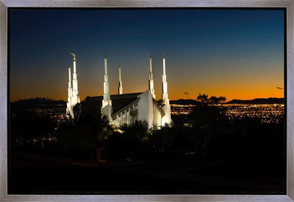 Las Vegas Temple Heaven's Glory Gallery Wrap