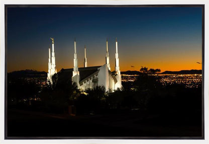 Las Vegas Temple Heaven's Glory Gallery Wrap