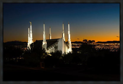 Las Vegas Temple Heaven's Glory Gallery Wrap