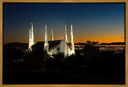 Las Vegas Temple Heaven's Glory Gallery Wrap