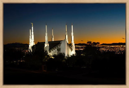 Las Vegas Temple Heaven's Glory Gallery Wrap