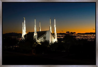 Las Vegas Temple Heaven's Glory Gallery Wrap