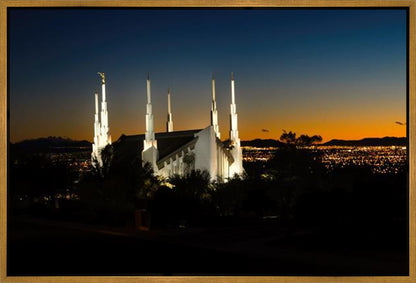 Las Vegas Temple Heaven's Glory Gallery Wrap