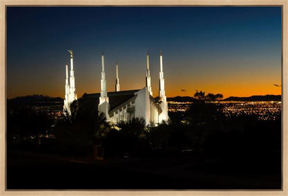 Las Vegas Temple Heaven's Glory Gallery Wrap