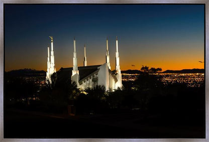 Las Vegas Temple Heaven's Glory Gallery Wrap