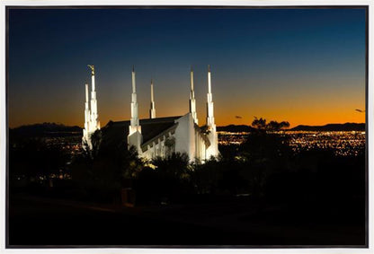 Las Vegas Temple Heaven's Glory Gallery Wrap