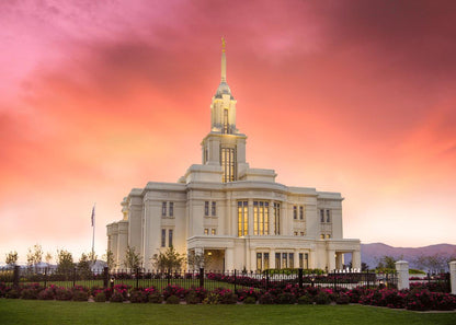 Payson Temple Glory in Stages