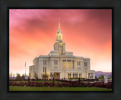 Payson Temple Glory in Stages Gallery Wrap