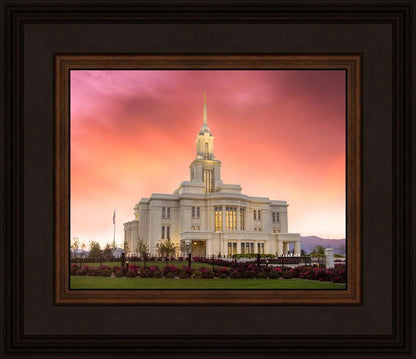 Payson Temple Glory in Stages