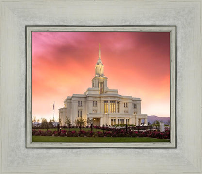 Payson Temple Glory in Stages