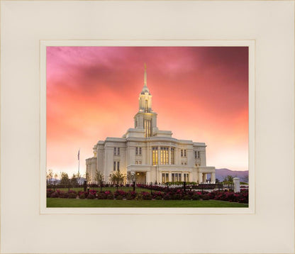 Payson Temple Glory in Stages