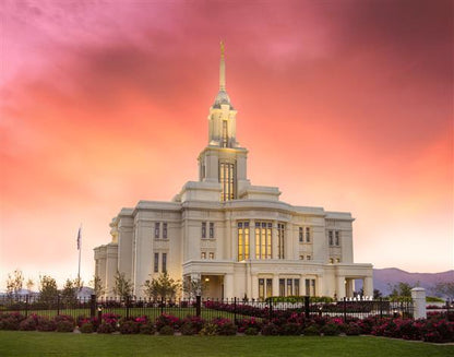Payson Temple Glory in Stages