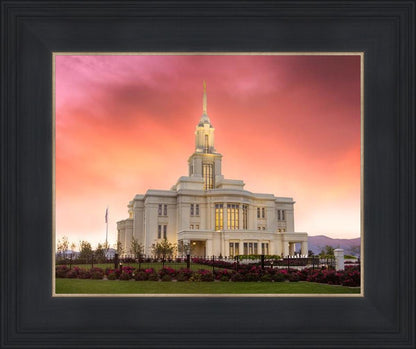 Payson Temple Glory in Stages