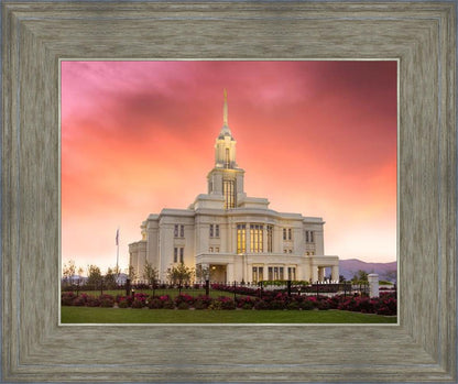 Payson Temple Glory in Stages