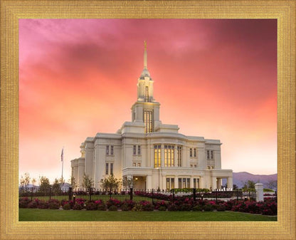 Payson Temple Glory in Stages