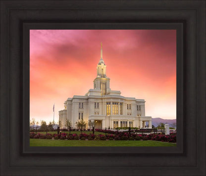 Payson Temple Glory in Stages