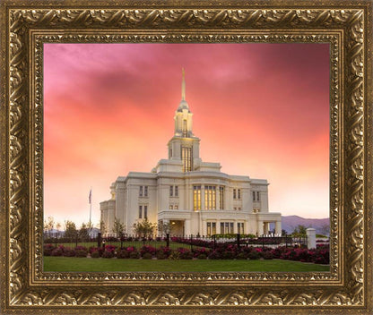 Payson Temple Glory in Stages