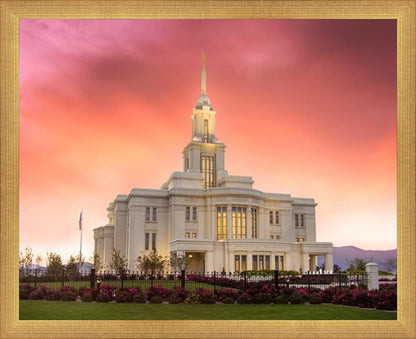 Payson Temple Glory in Stages