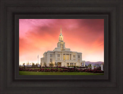 Payson Temple Glory in Stages