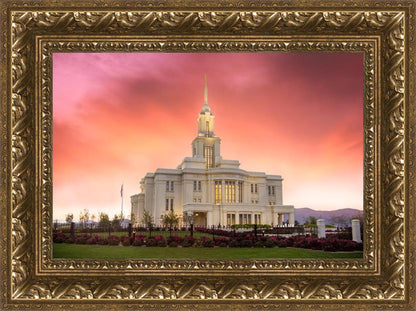 Payson Temple Glory in Stages