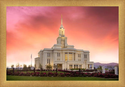 Payson Temple Glory in Stages