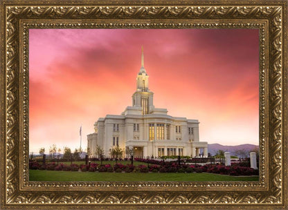 Payson Temple Glory in Stages