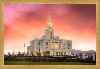 Payson Temple Glory in Stages