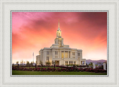 Payson Temple Glory in Stages