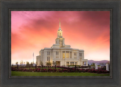 Payson Temple Glory in Stages