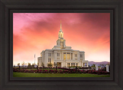 Payson Temple Glory in Stages