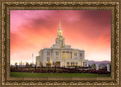 Payson Temple Glory in Stages