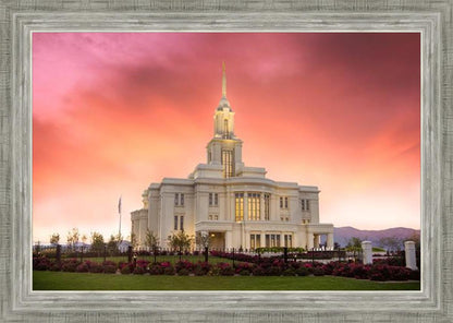 Payson Temple Glory in Stages