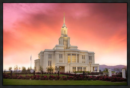 Payson Temple Glory in Stages Gallery Wrap