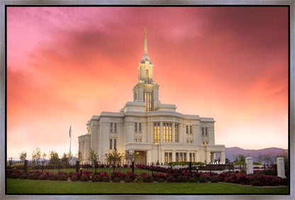 Payson Temple Glory in Stages Gallery Wrap