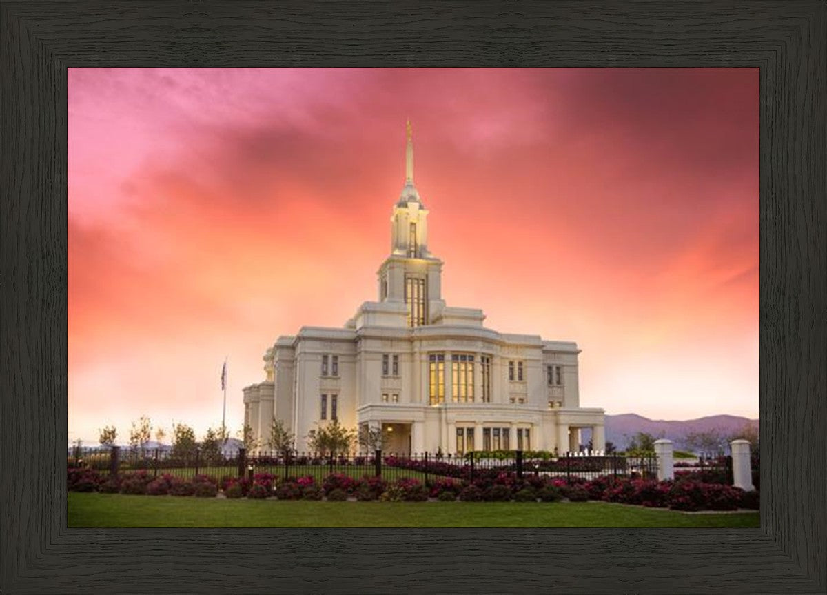 Payson Temple Glory in Stages