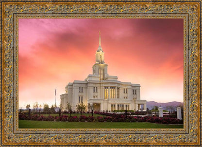 Payson Temple Glory in Stages