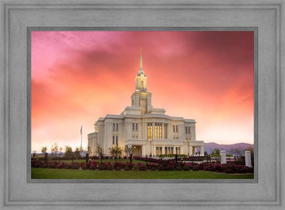 Payson Temple Glory in Stages