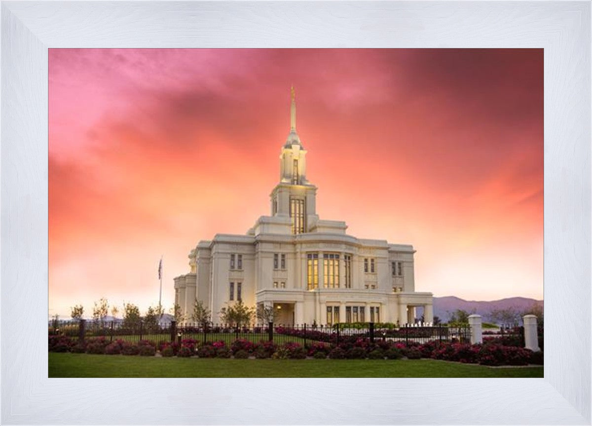 Payson Temple Glory in Stages