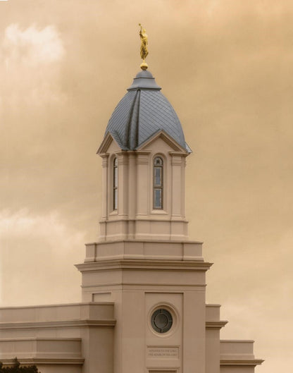 Cedar City Golden Sunshine Vertical Gallery Wrap