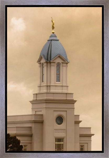 Cedar City Golden Sunshine Vertical Gallery Wrap