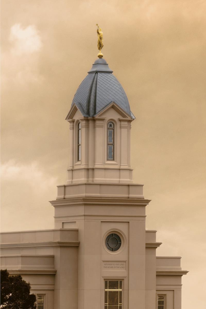 Cedar City Golden Sunshine Vertical Gallery Wrap