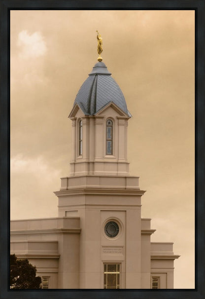 Cedar City Golden Sunshine Vertical Gallery Wrap