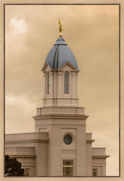 Cedar City Golden Sunshine Vertical Gallery Wrap