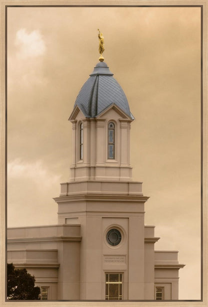 Cedar City Golden Sunshine Vertical Gallery Wrap