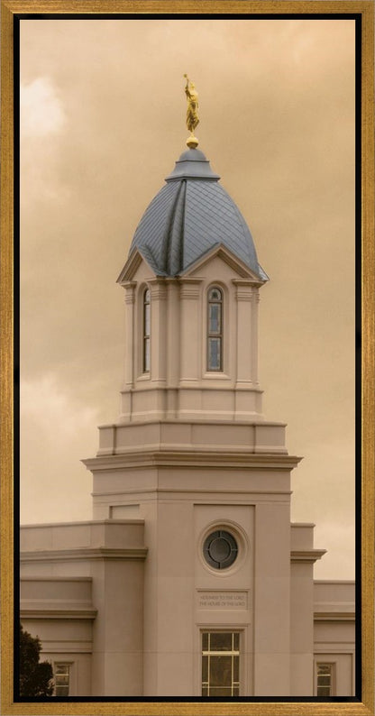 Cedar City Golden Sunshine Vertical Gallery Wrap