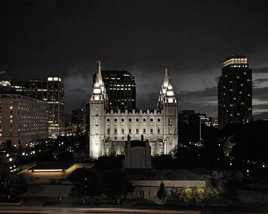 Salt Lake Summer's Eve Gallery Wrap